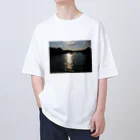 nightwalkerのパリのセーヌ川 Oversized T-Shirt