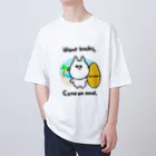 Momotamaのウェア：サーファーねこ部長「Wave backs, Come on now.」 オーバーサイズTシャツ