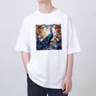 タカヤマ・サイトの絢爛豪華・孔雀 Oversized T-Shirt