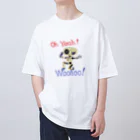 せつらデザイングッズの熱唱ロボ Oversized T-Shirt