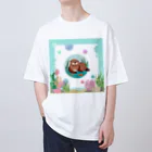 はちみつあめのカワウソ君 オーバーサイズTシャツ