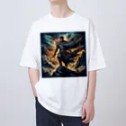 TrendWave Tokyoのサムライ Oversized T-Shirt