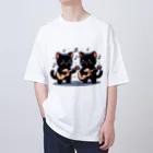 チェリモヤのねこコーラス 11 Oversized T-Shirt