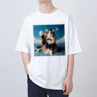 sophie138の猫の客室乗務員 Oversized T-Shirt