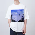 atelier_lapislazuliの月下蝶 Oversized T-Shirt