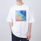 chan-takehaniの夢幻のカラーパレット オーバーサイズTシャツ