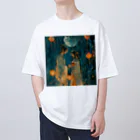 AQUAMETAVERSEの織姫と彦星・七夕祭り　Tomoe bb 2712 Oversized T-Shirt