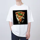 yuriseのおしゃれなpizzaのグッズ Oversized T-Shirt