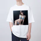 AI美女ワールドの水着美女 オーバーサイズTシャツ