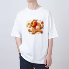 ドラゴンとわたしの幸運のドラゴンクッキー Oversized T-Shirt