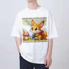 Wanderpaws-Tailsのきつねの冒険 Oversized T-Shirt