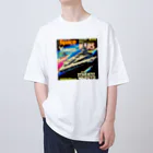 よかとロックの宇宙戦艦「銀河の狭間で」 Oversized T-Shirt