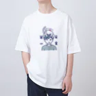 にこねこ【保護猫の保育園】のついに登場！「たまごヘルメット」Tシャツ🐱 Oversized T-Shirt