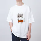 マカロンのサングラスをかけたネコ Oversized T-Shirt