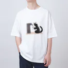 #保護猫カフェひだまり号の手洗い猫 Oversized T-Shirt