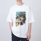 吉沢深雪の猫とペンギンと旅気分 Oversized T-Shirt