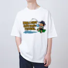 ワカボンドのウトウトアングラー_カラフル Oversized T-Shirt