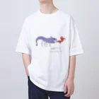 配達員の多脚になったドラゴンシャーク Oversized T-Shirt