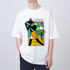 huroshikiの夏のアヌビス神 in the beach Oversized T-Shirt