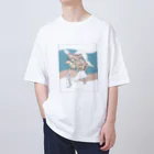 landのFlower fill Oversized T-Shirt