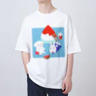 おやすみ世界のおやよサマー Oversized T-Shirt