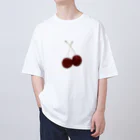 たべもの屋さんの🍒 オーバーサイズTシャツ