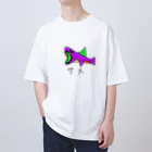 しげやすの絵のサメの絵 Oversized T-Shirt