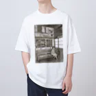 始発ちゃんのこころがやさしくなれる場所 Oversized T-Shirt