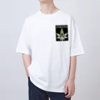 HIGHERのHIGHER original　ワッペン風ロゴ オーバーサイズTシャツ