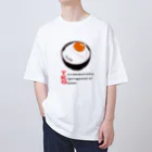 Draw freelyのTKG とんでもなく機嫌が悪いご飯 Oversized T-Shirt