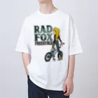 nidan-illustrationの"RAD FOX" オーバーサイズTシャツ