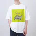 八重山みなみんの亀盆栽 オーバーサイズTシャツ