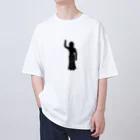 山の門のおはなまつり（黒） Oversized T-Shirt