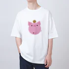 Draw freelyのぶたくん オーバーサイズTシャツ