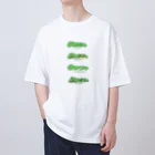 kitaooji shop SUZURI店のいもむしにっき　あげはちょう Oversized T-Shirt