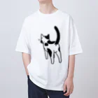 Riotoのねこけつ（ぶち猫） オーバーサイズTシャツ