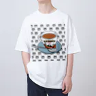 小野寺 光子 (Mitsuko Onodera)の香港「黑白貓杯」シリーズ Oversized T-Shirt