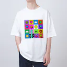 Illustrator colina ／ colinazshopのます オーバーサイズTシャツ