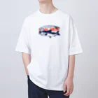 イラスト MONYAAT のサーモン サモタンの夢    ちいさめ Oversized T-Shirt