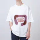 8anna storeの人体のなぞ。便がたまった大腸。 Oversized T-Shirt