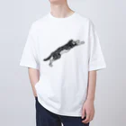 ンコストア(N’ko)の猫飛ぶ Oversized T-Shirt