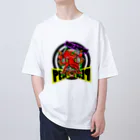 松本芽維新の我楽多SHOPのPECOTAKO！ 黒◎ver. Oversized T-Shirt