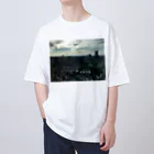 いそがしくてもメシの空の写真シリーズ5 オーバーサイズTシャツ