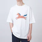 Rera(レラ)のももいろの馬 オーバーサイズTシャツ