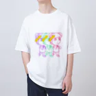 まつだあゆのすずりのキョンシーガール オーバーサイズTシャツ