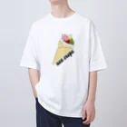 USAGI DESIGN -emi-のうさクレープ color Oversized T-Shirt