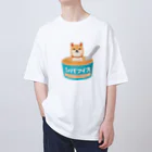 しばじるしデザインの柴クリーム100%のシバアイス Oversized T-Shirt