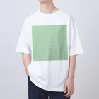 ヨープキャンが気になったの魚玉模様 グリーン Oversized T-Shirt