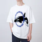 LalaHangeulのORCA シャチ オーバーサイズTシャツ