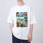 すとろべりーガムFactoryのドット浮世絵 Oversized T-Shirt